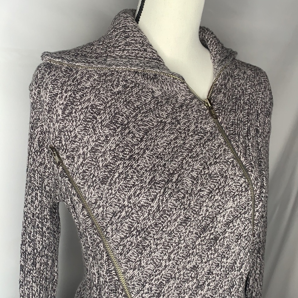 Cross body zipper Moto Style Sweater Australa